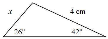 Triangle with two different height calculation setups